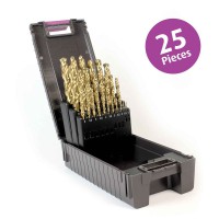 Reisser HSS Titanium Drill Set  (25pc) 1.0-13.0mm With Storage Case £67.99